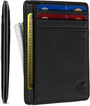 Cartera Tarjetero Hombre - Carteras Para Hombre Pequeñas Con Bloqueo RFID - Porta Tarjetas Credito Minimalista - Tarjetero RFID - Cartera Slim Hombre